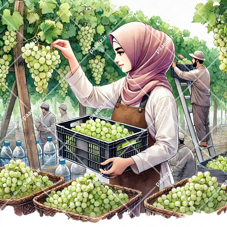 انگور سفید شهرستان پاسارگاد