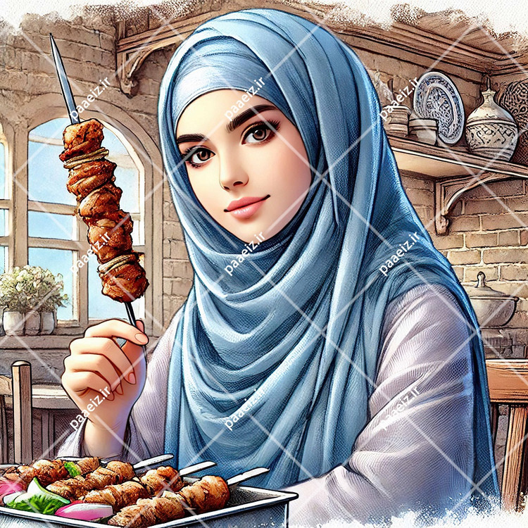 جوجه کباب زعفرانی پاییز پاسارگاد