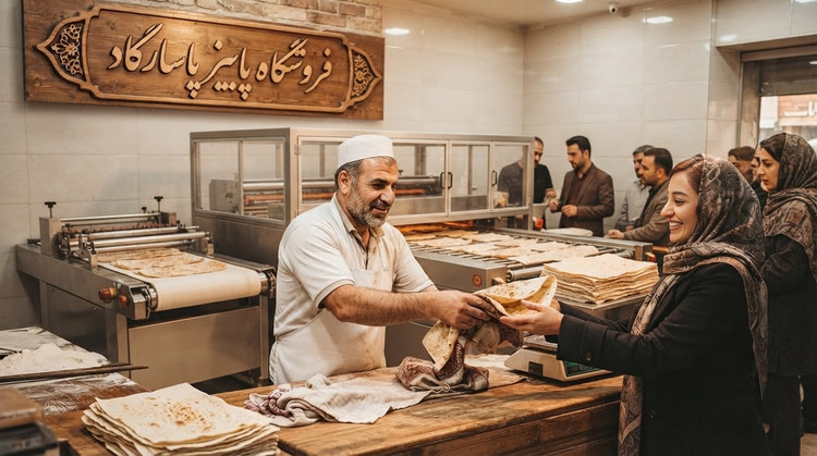 نان لواش پاییز پاسارگاد