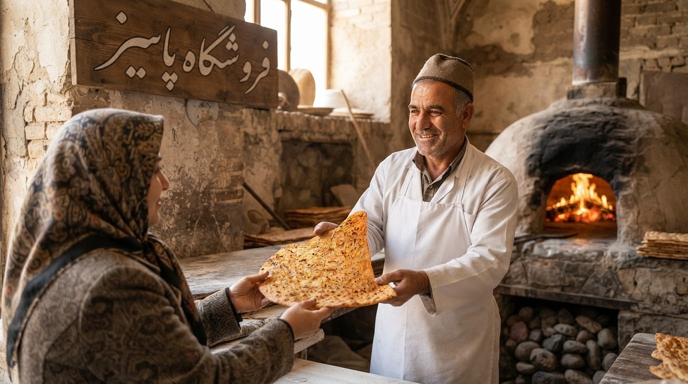 نان سنگک سنتی (ریگی) پاییز